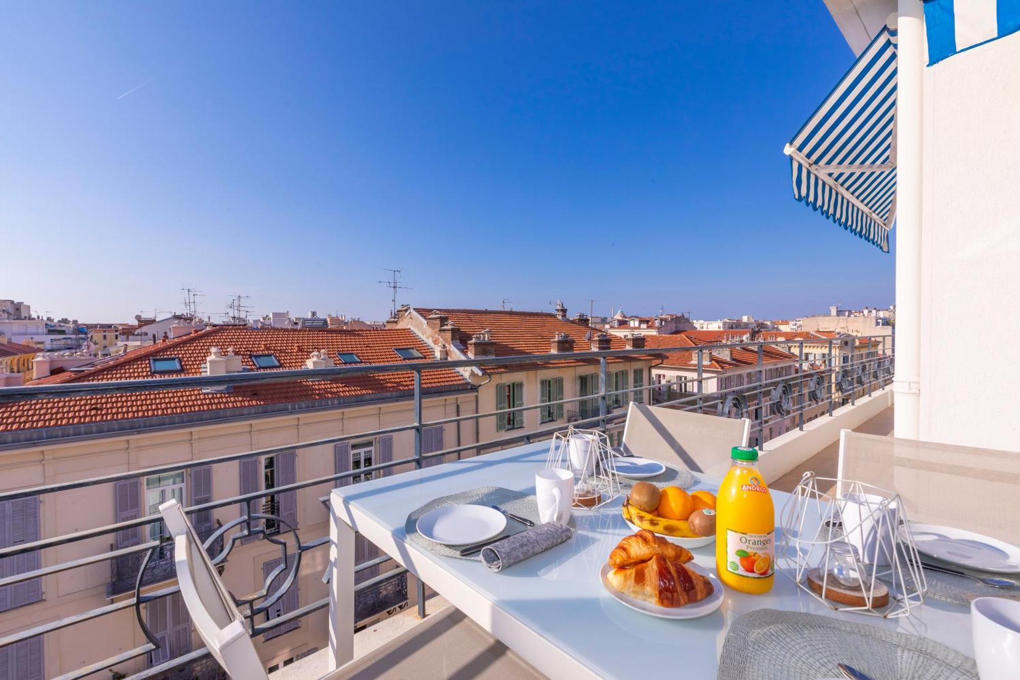 Rooftop At Palais De La Buffa - Happy Rentals Nizza Kültér fotó
